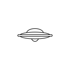 Poster - toy flying saucer line icon. Element of toys icon for mobile concept and web apps. Thin line toy flying saucer line icon can be used for web and mobile. Premium icon
