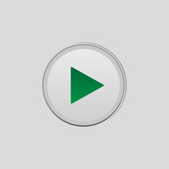 Poster - play button colored icon. Element of player buttons for mobile concept and web apps. Detailed play button icon can be used for web and mobile. Premium icon