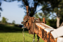 Rusty Old Boat Trailer Hitch