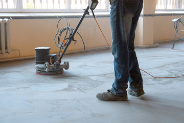 grinding of concrete floor