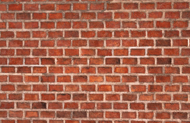  Orange brick wall made of brick and cement. Brick wall texture background