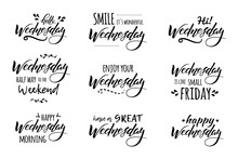 Wednesday Hand Drawn Lettering