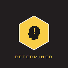 Sticker - Determined Icon