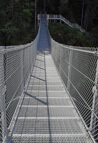 Looking Across The Elk Falls Suspension Bridge Near Campbell River Vancouver Island British Columbia Canada Buy This Stock Photo And Explore Similar Images At Adobe Stock Adobe Stock