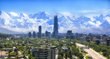 Fototapeta Na drzwi - Santiago Chile cityscape