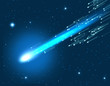 放射　彗星　流星　放射光　光線　閃光　サイエンス　銀河　宇宙　星雲