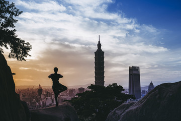 Canvas Print - 台湾 台北の都市風景