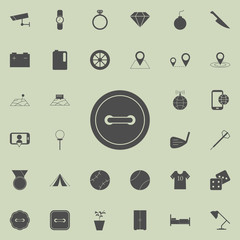 Poster - button icon. Detailed set of  Minimalistic  icons. Premium quality graphic design sign. One of the collection icons for websites, web design, mobile app
