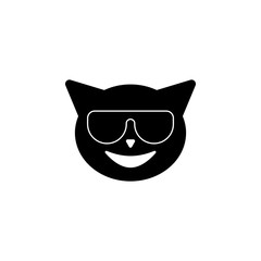 Poster - sunglasses cat icon. Element of emotions icon for mobile concept and web apps. Detailed sunglasses cat icon can be used for web and mobile