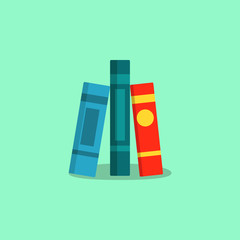 Aufkleber - books flat icon. Element of star icon for mobile concept and web apps. Illustration books flat icon can be used for web and mobile. Premium icon