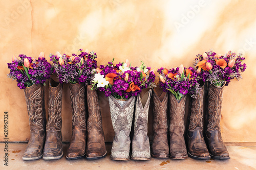Boots and Flowers