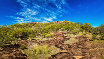 Wall Mural - The summit of Mount Ngungun, Glass House Mountains, Sunshine Coa