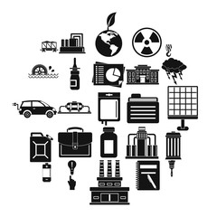 Poster - Outgoings icons set. Simple set of 25 outgoings vector icons for web isolated on white background