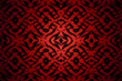 Red tribal shapes pattern