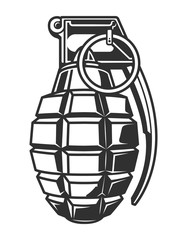 Wall Mural - Vintage military hand grenade concept