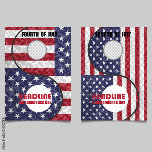 4th July Independence Day Background Design National Day Usa