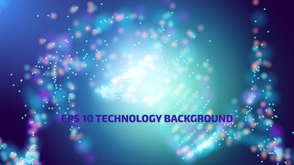 Sticker - Abstract technology background