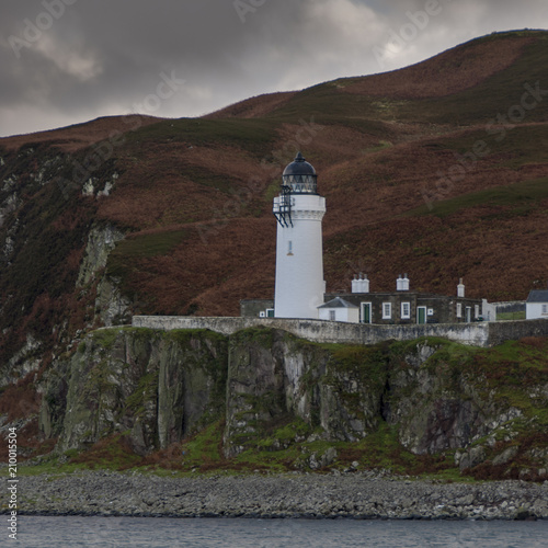 Cuadros en Lienzo Island of Davaar Light House off Campbeltown Loch on the Mull of Kintyre, Scotla
