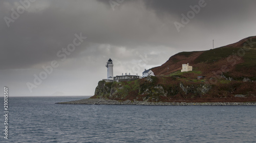 Cuadros en Lienzo Island of Davaar Light House off Campbeltown Loch on the Mull of Kintyre, Scotla