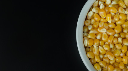 Canvas Print - corn seeds close up background image.