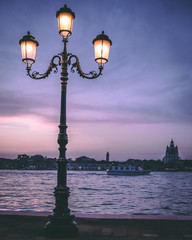 Canvas Print - Venice canals and boats, Italy