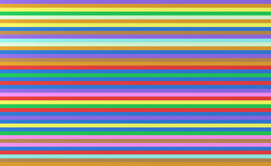 Poster - Colorful striped lines. Rainbow seamless texture background. 3d pattern illustration