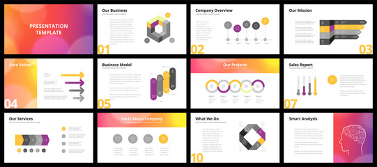 Sticker - Business presentation templates