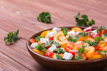 Wall Mural - Traditional greek salad