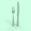 © ThorstenSchmitt - Fork and Knife 3D Render