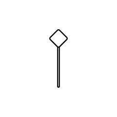 Poster - road sign icon. Element of traffic signs icon for mobile concept and web apps. Thin line road sign icon can be used for web and mobile