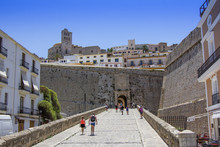 Entry To The Ibiza Old Town, Called Dalt Vila. IBIZA Is One Of The Balearic Islands That Are Located In The Mediterranean Sea