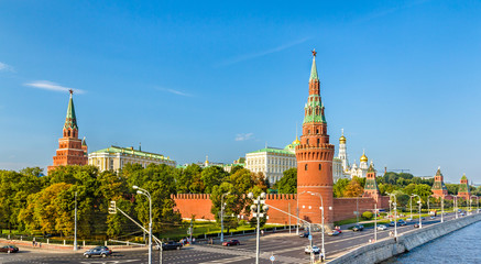 Panorama of Moscow Kremlin - Russia