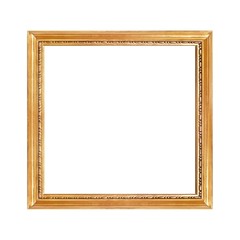 Golden frame for paintings, mirrors or photo