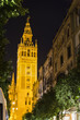 Vista nocturna de Sevilla