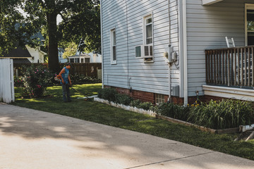 A backyard, or back yard, is a yard at the back of a house, common in suburban developments in the Western world