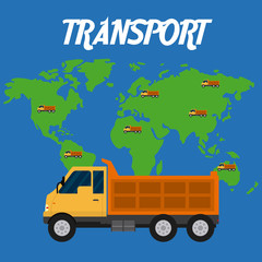 Cargo truck international transport