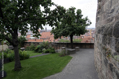 Historische Altstadt Nurnberg Blick In Den Merian Garten Buy