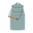 © Jemastock - Milk can isolated vector illustration graphic design