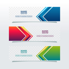 Wall Mural - abstract web banner design background or header templates in transparent background