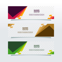 Wall Mural - abstract web banner design background or header templates in transparent background