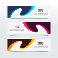 Wall Mural - abstract web banner design background or header templates in transparent background