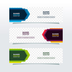 Wall Mural - abstract web banner design background or header templates in transparent background