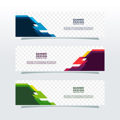 Wall Mural - abstract web banner design background or header templates in transparent background