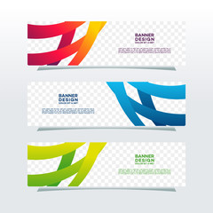Wall Mural - abstract web banner design background or header templates in transparent background