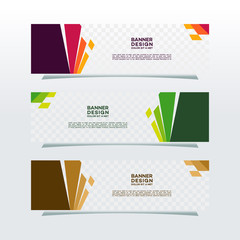 Wall Mural - abstract web banner design background or header templates in transparent background