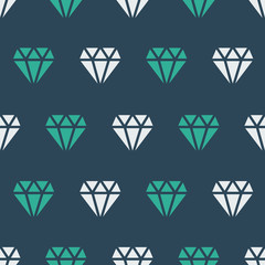 Wall Mural - Vector pattern with diamonds