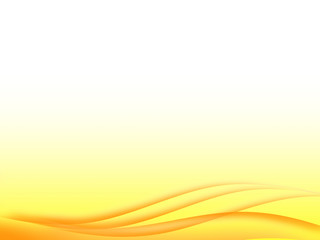 Abstract color wave design element with orange lighting effect. orange line and wave.