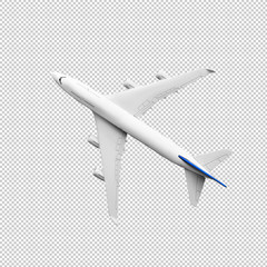 model plane,airplane mock up.clipping path