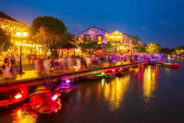 Wall Mural - Hoi An ancient town riverfront