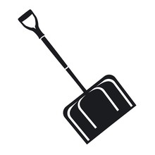 Vector Illustration Icon Of A Shovel